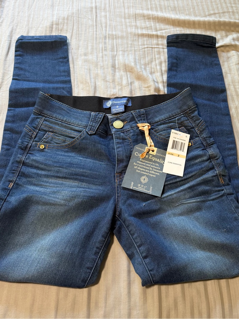 Democracy Indigo Stretch Skinny Jeans
